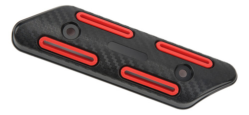 Protector Térmico De Tubo De Escape Rojo Rojo Universal Para