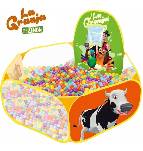 Pelotero Infantil 50 Pelotas La Granja De Zenon Babymovil