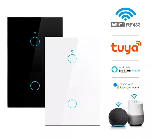 WiFi Smart Light Switch, RF433, sem fio neutro, fogo único, vida