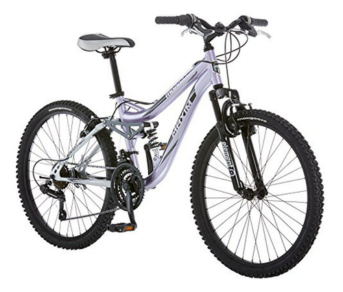 Bicicleta De Montaña Mongoose Maxim Para Chicas, 24 Pulgadas