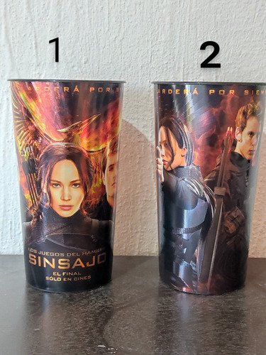 Casi Nuevos Vasos Coleccionables Cinemex Sinsajo Parte 2