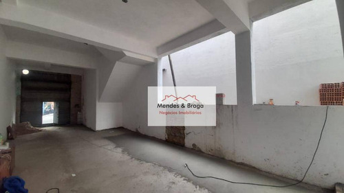 Imagem 1 de 7 de Locação - Salão Comercial, 150 M² Por R$ 5.500/mês - Centro - Guarulhos/sp - Sl0007