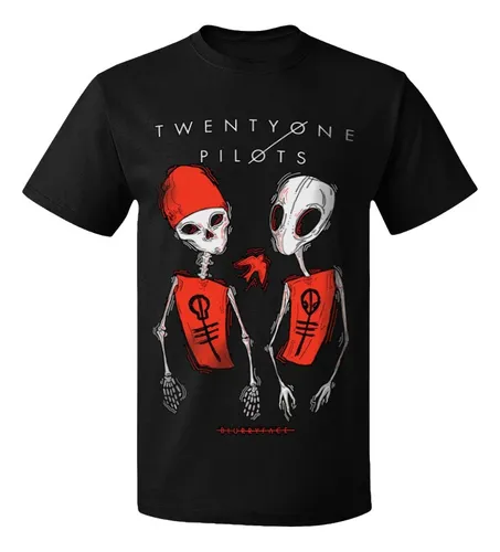 comprar Playera Camiseta Twenty One Pilots Esqueletos Loso Tour Unix