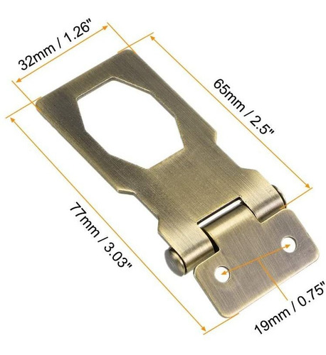 Imagen 4 de 6 de Uxcell - Cerraduras Para Cajon Con Llave Con Tornillos Para