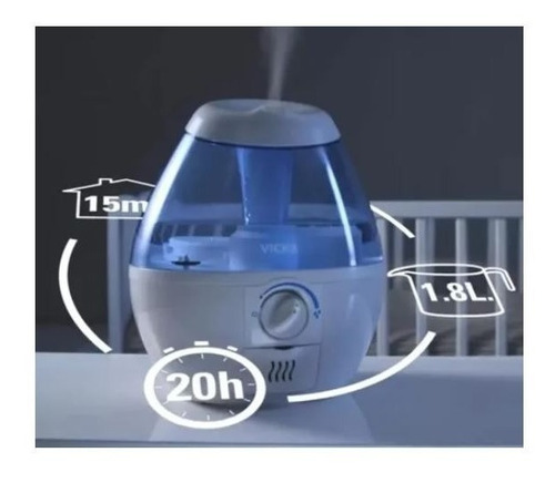 Humidificador Vick Ultrasónico Vul520 Gtia. Oficial