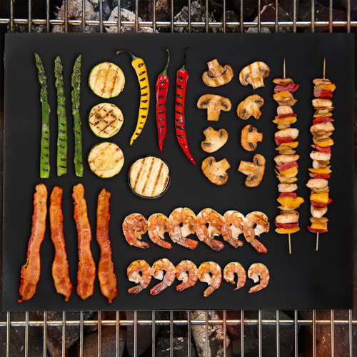Juego Con 16 Accesorios Para Parrilla De Acero Inoxidable