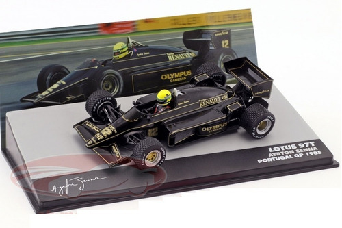 Lotus 97t # 12 Ayrton Senna Gp Portugal 1985 Escala 1/43