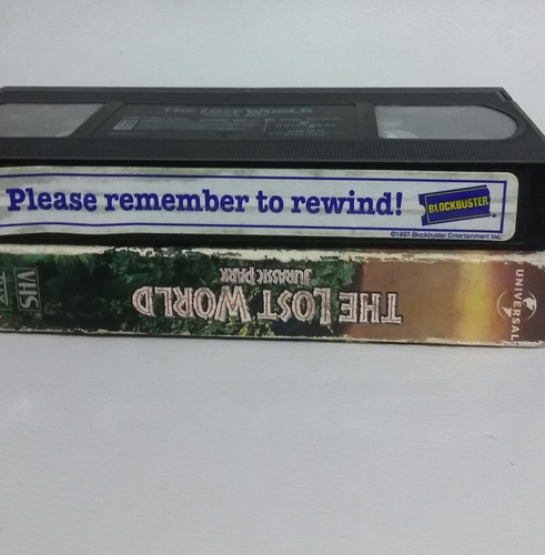 Película Vhs Jurassic Park 2 The Lost World 1997 (Usado)