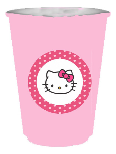 Pack 10 Vasos Descartables Cotillón Hello Kitty