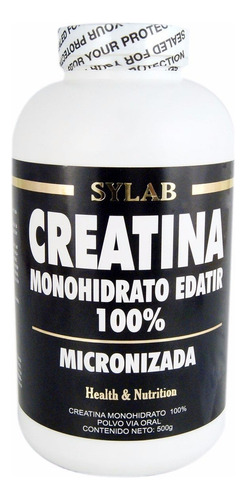 Creatina Monohydrate 500g Sylab® | Máximo Rendimiento