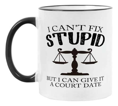 Yanprint Taza De Café Con Texto En Inglés  I Cant Fix Stupid