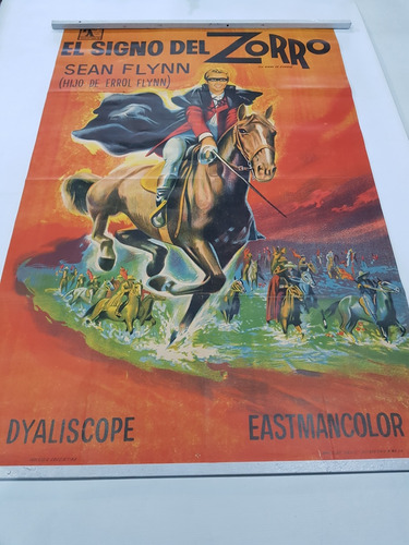 Antiguo Afiche El Signo Del Zorro Flynn Mag 59841