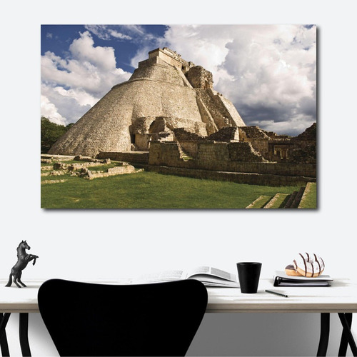 Cuadro Decorativo Templo Del Adivino Uxmal Canvas 60x40