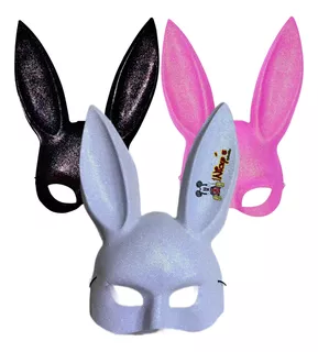 10 Mascaras Antifaz Conejo Sexy Playboy O Ariana Halloween