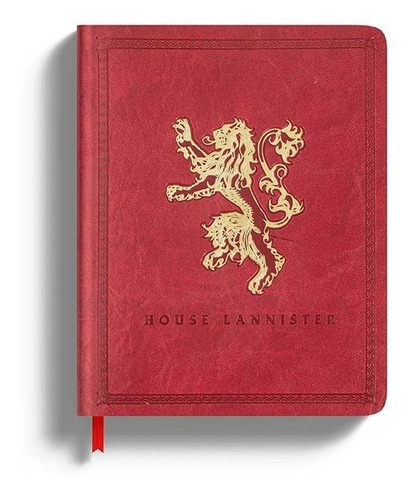 Libreta Geek Industry - Game Of Thrones House Lannister