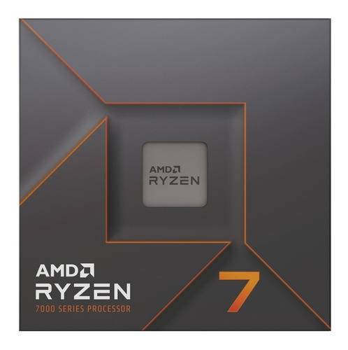 Imagen 1 de 4 de Procesador gamer AMD Ryzen 7 7700X 100-100000591WOF de 8 núcleos y  5.4GHz de frecuencia con gráfica integrada