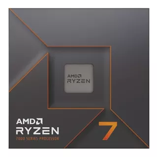 Processador gamer AMD Ryzen 7 7700X 100-100000591WOF de 8 núcleos e 5.4GHz de frequência com gráfica integrada