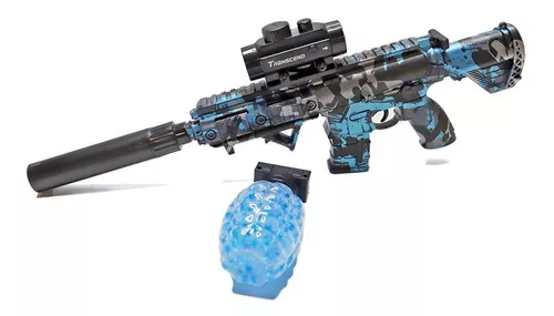 Rifle Bolinha Gel Arma Brinquedo Automática AK-47 51cm Orbeez