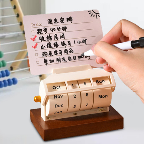 Calendario De Mesa Con Tapa, Calendario Con Tarjeta