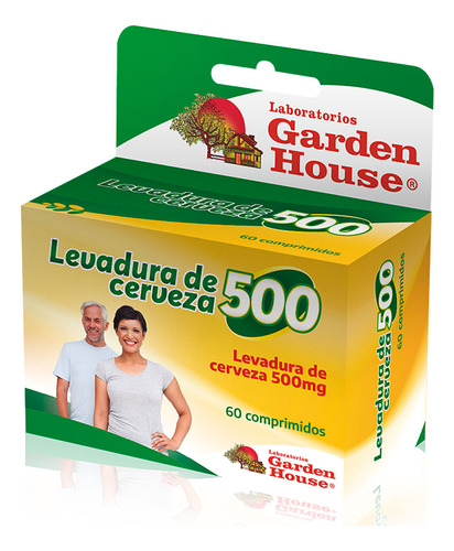 Garden House Levadura De Cerveza 500 Salud Piel Uñas 60 Comp