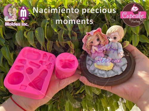 Molde Silicón Pasta/ Fondant/nacimiento Precious Moments