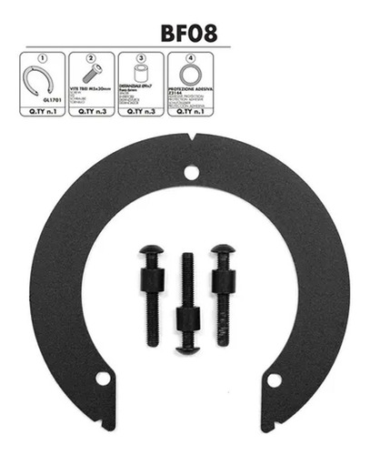 Adaptador Bolsos Tanklock Ducati Bf08 Givi Moto Rider Pro ®