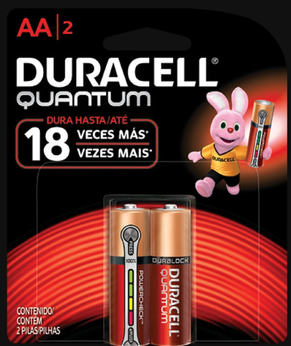 Kit 20 Pilhas Quantum Aa Duracell (10 Cartelas C/ 2 Pilhas)