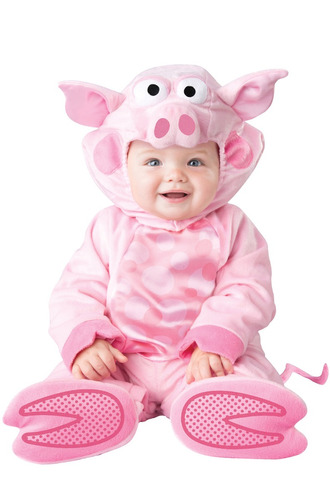 Disfraz Para Niña Cerdito Precioso Talla Large 18 Meses2t