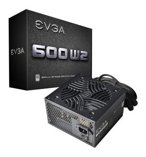 Fuente Gamer 600w Evga 80+ White W2 100-w2-0600 80 Plus