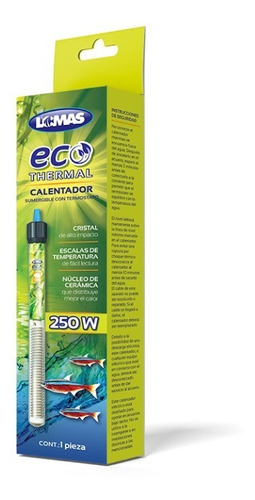 Termostato Calentador Ecothermal De 250 W Peces Acuario