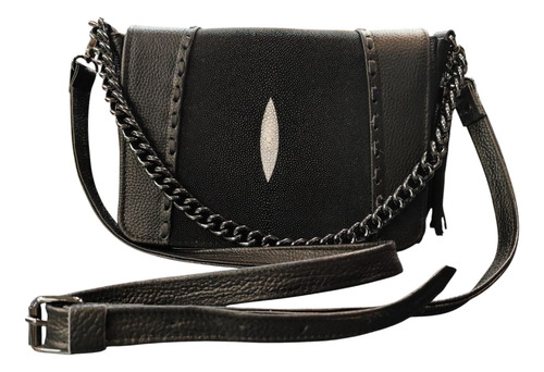 Bolso De Piel Para Dama Piel De Mantarraya Original Cuero