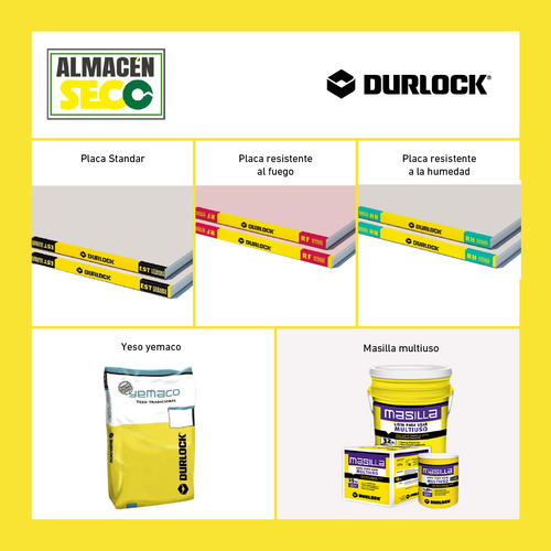 Bolsa Yeso Durlock X 2 Kilos Yemaco