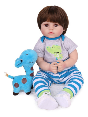 Npkdoll Muñeca Renacida Bebe Vinilo De Silicona Suave 48cm