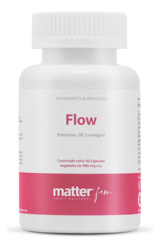 Matter Smart Nutrients Flow  - Espasmos Omega 6 Cólicos Menstruales  - Sin sabor
