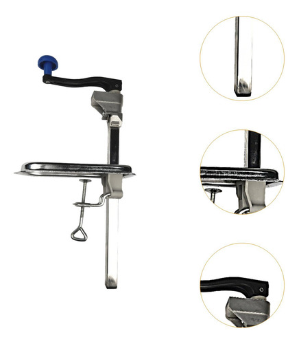 Comercial De Manivela Manual De Acero Inoxidable De 48cm