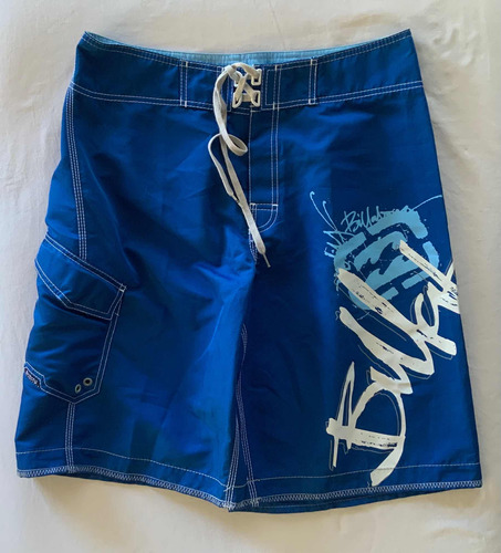 Billabong. Bermuda Azul Hombre. Talle 33