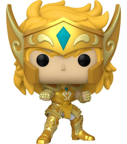 Funko Pop Aquarius Hyoga Armadura Dorada #1425 Cab Zodiaco