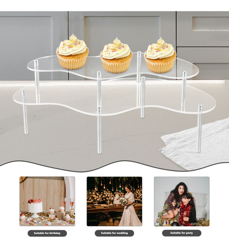 1 Juego De Soporte Para Tartas, Magdalenas, Mesa De Postres,