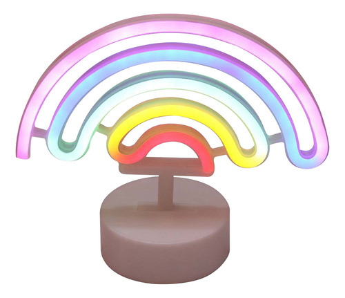 Lámpara Led De Neón Con Forma De Corazón Para Niña, Lámpara