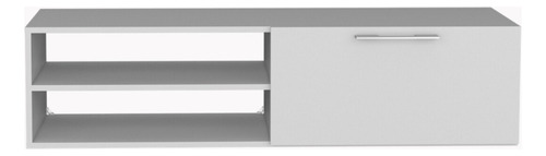 Mueble Rack De Tv Pantalla 55puLG Roatan Blanco Excelsior