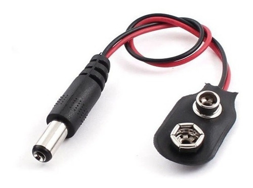 Par (2 Piezas) Conector Bateria 9v A Plug Arduino