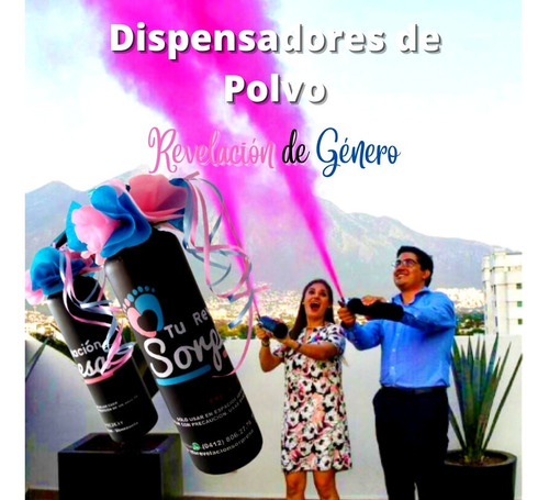 Dispensadores De Polvo Extintor De Humo Para Gender Reveal