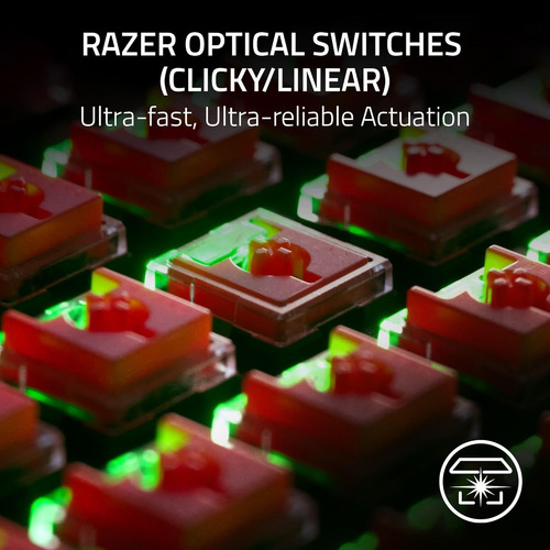 Teclado Inalámbrico Para Juegos Razer Deathstalker V2 Pro...