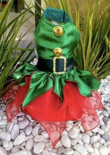 Vestido Perrita Duende Navide o Todas Las Tallas. Cuotas sin