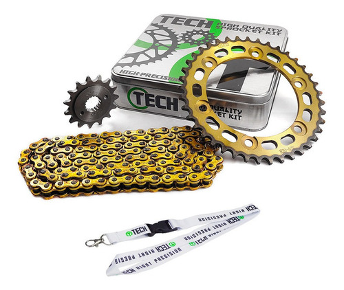 Kit Arrastre Sprocket Honda Nx Falcon 400 C/cadena Reforzada