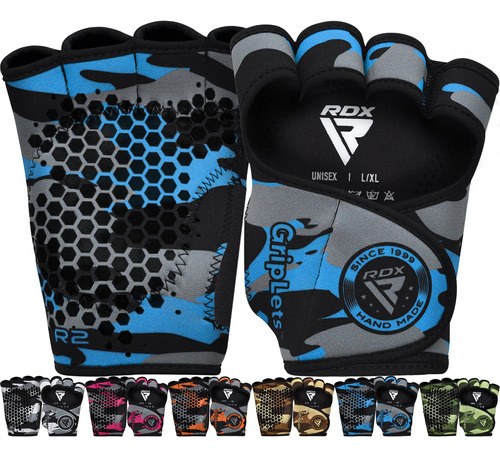 Rdx - Guantes Antideslizantes Para Levantamiento De Pesas, G