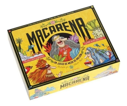 Imagen 1 de 10 de La Macarena Juego De Mesa Maldón Cartas Ilustración Montt