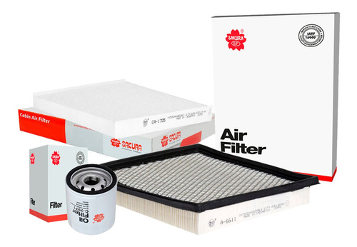 Kit Filtros Aceite Aire Cabina Dodge Journey 2.4l L4 2012