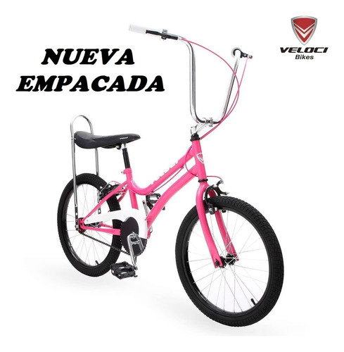 Rin 20 Bicicleta Stranger Veloci Tipo Vagabundo Rosa En Caja