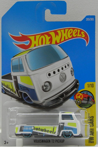 Hot Wheels Volkswagen T2 Pickup Blanco 295/365 Hw Art Cars